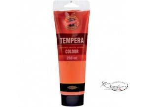 Tempera KIN 250 ml 1300 Rumělka červená