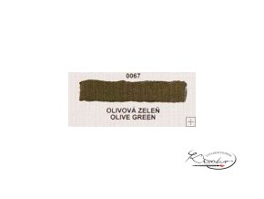 Olejová barva č. 0067 olivová zeleň 20ml