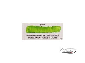 Olejová barva č. 0074 permanentní zeleň světlá 20ml