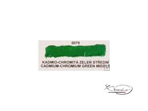 Olejová barva č. 0079 kadmio-chromitá zeleň střední 20ml