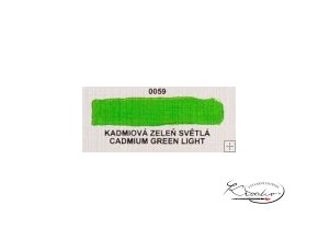 Olejová barva č. 0059 kadmiová zeleň světlá 20ml
