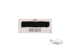 Olejová barva č. 0052 čerň kostní 20ml