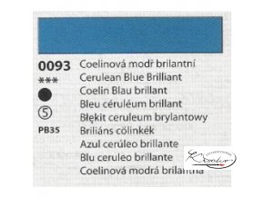 Olejová barva č. 0093 coelinová modř brilantní 20ml