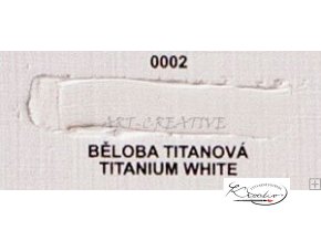 Olejová barva č. 0002 běloba titanová 20ml