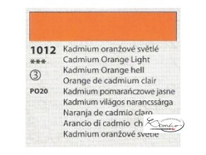 Tempera Umton 35 ml - 1012 Kadmium oranžové světlé