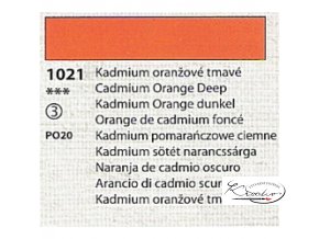 Tempera Umton 35 ml - 1021 Kadmium oranžové tmavé