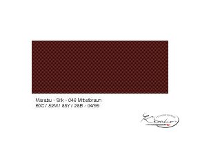 Silk Marabu č. 046 Medium brown barva na hedvábí 50ml