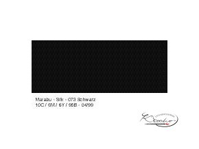 Silk Marabu  č. 073 Black barva na hedvábí 50ml