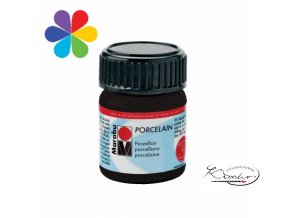 Porcelein Marabu 15ml - 073 Černá