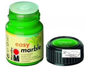 Mramorovací barva easy marble 15ml 062 zelená světlá