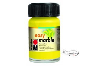 Mramorovací barva easy marble 15ml 020 žlutá citronová