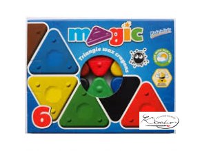 Magic Triangle wax crayon 6