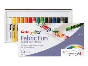 Fabric fun Voskovky na textil 15 odstínů