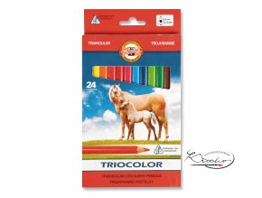 Triocolor pastelky 24 barev