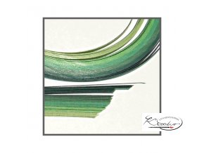 Papírové proužky 50x0,5cm set zelený