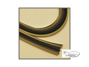Papírové proužky 50x0,5cm set černo-bílý