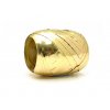 Stuha vázací metal 5mm/20m - zlatá