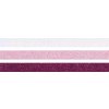 Dekorativní páska 1,5 cm x 3 m Glitr pink / růž / bílá
