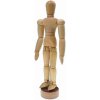 Dřevěná figurína - manekýn 14 cm