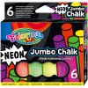 Křídy chodníkové Colorino Neon Jumbo 6 ks