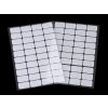 Suchý zip samolepicí obdélníčky 15 x 25 mm - bílý
