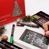 Sada akrylových popisovačů Posca 8 - mix vánočních barev