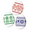 Smršťovací dekorace na vejce 12 ks - tradiční vzory