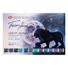 Sada akvarelových barev White Nights v plastové krabičce, 12 ks x 2,5 ml