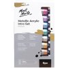 Akrylové barvy Monte Marte Metallic 8 x 18 ml