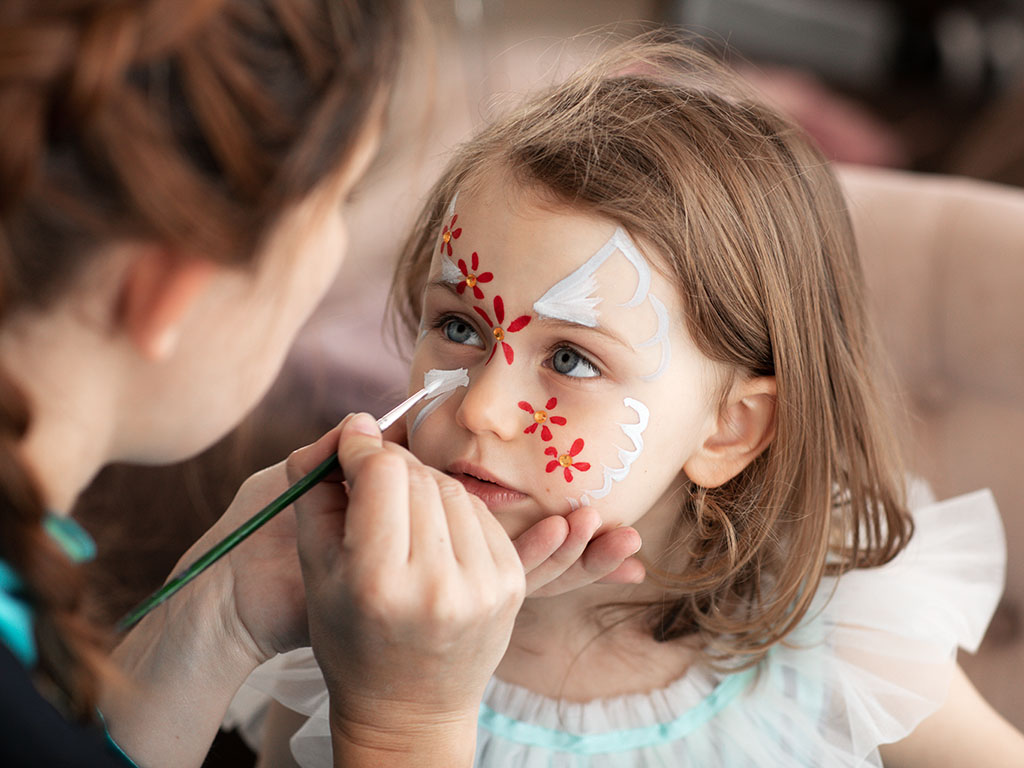 Malování na obličej krok za krokem