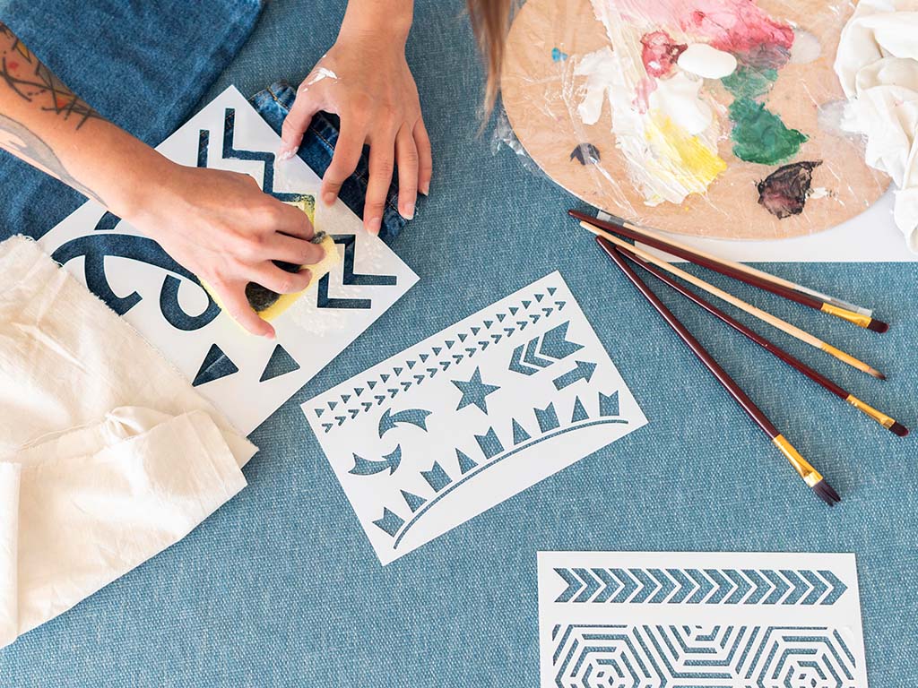 Šablony na malování – jak je používat a co s nimi vytvořit