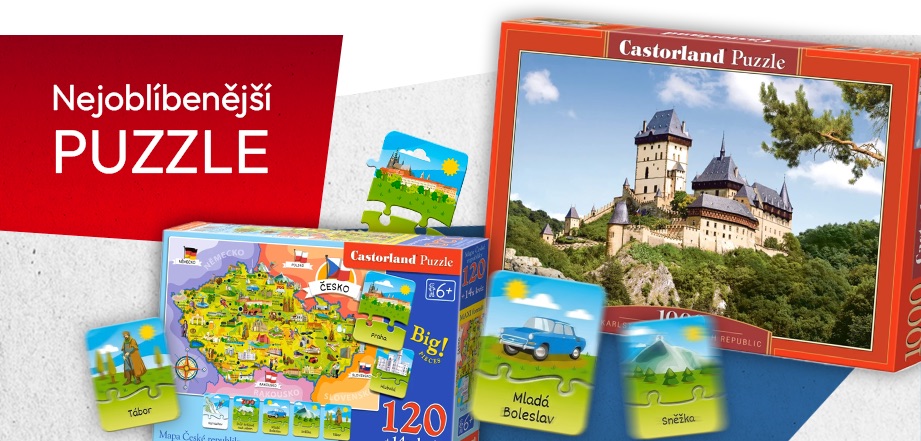 puzzle mapa české republiky čr