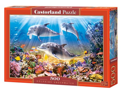 Puzzle Castorland 500 dílků - Delfíni