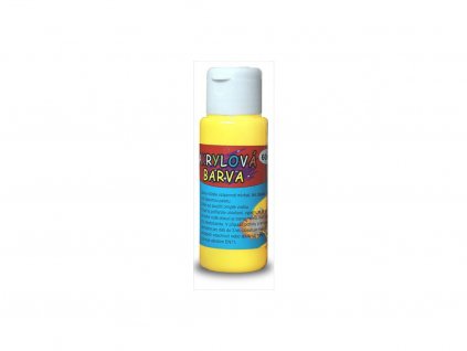 Akrylová barva 60ml- žlutá