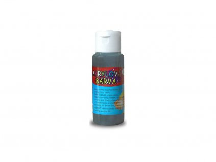 Akrylová barva 60ml- černá