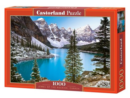 Puzzle Castorland 1000 dílků - Jewel of the Rockies, Canada