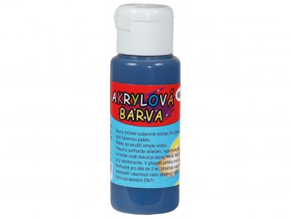 Akrylová barva 60ml - tmavě modrá (deep blue)