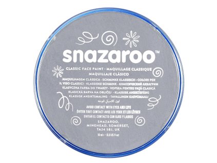 Snazaroo barva na obličej 18ml - šedá Dark Grey