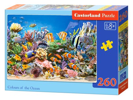 Puzzle Castorland 260 dílků - Ryby na korálovém útesu