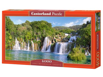 Puzzle Castorland 4000 dílků - Krka, Chorvatsko