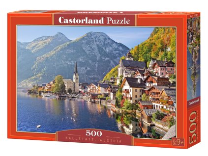 Puzzle Castorland 500 dílků - Hallstatt, Rakousko