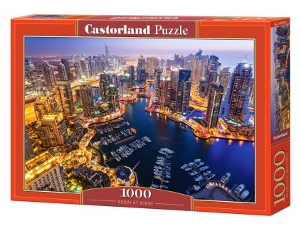 Puzzle Castorland 1000 dílků - Noční Dubaj