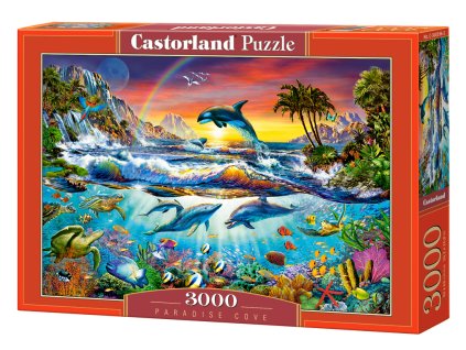 Puzzle Castorland 3000 dílků - Rajská zátoka
