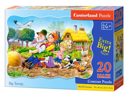 Puzzle Castorland MAXI 20 dílků - O veliké řepě