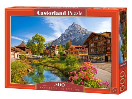 Puzzle Castorland 500 dílků - Kandersteg, Švýcarsko
