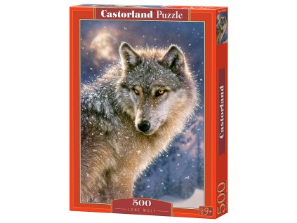 Puzzle Castorland 500 dílků - Osamělý vlk