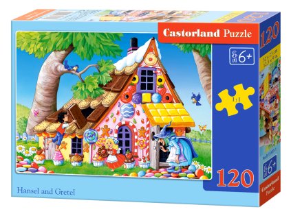 Puzzle Castorland 120 dílků - Jeníček a Mařenka