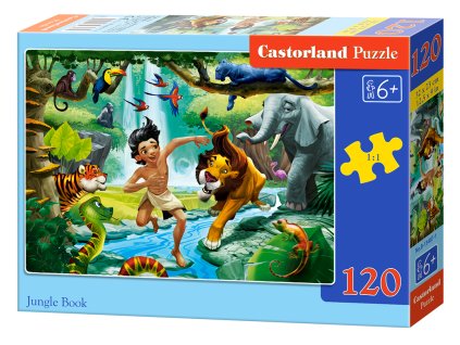 Puzzle Castorland 120 dílků - Kniha Džunglí