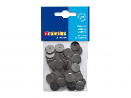 Magnety 36 ks, průměr 15 mm