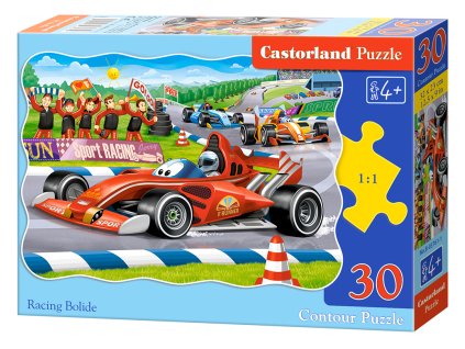 Puzzle Castorland 30 dílků - Závodní formule